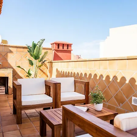 Amazing New Penthouse 50 Steps From The Sea With Private Terrace 아파트 푸에르토 드 라 크루즈